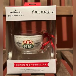 New Hallmark Friends TV Series Central Perk Cafe Coffee Cup Christmas Ornament